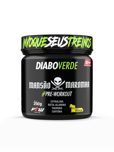 DIABO VERDE PRE WORKOUT MANSAO MAROMBA 250G SAB.TROPICAL